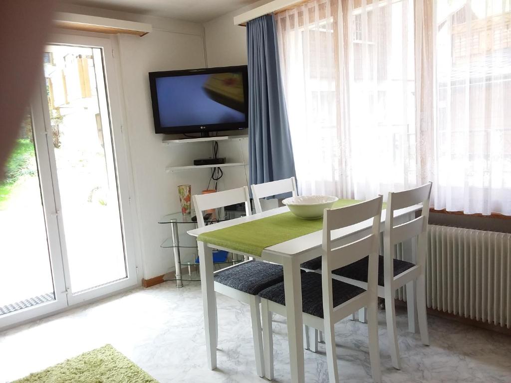 TV a/nebo společenská místnost v ubytování Anis