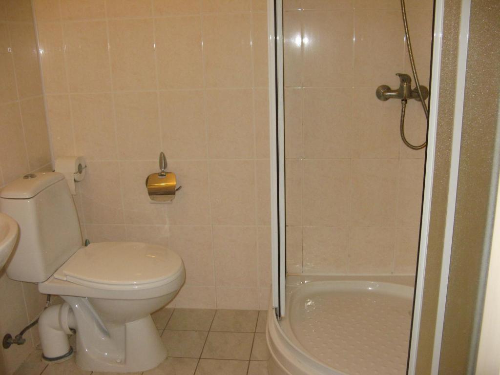 Koupelna v ubytování Willipu Guesthouse