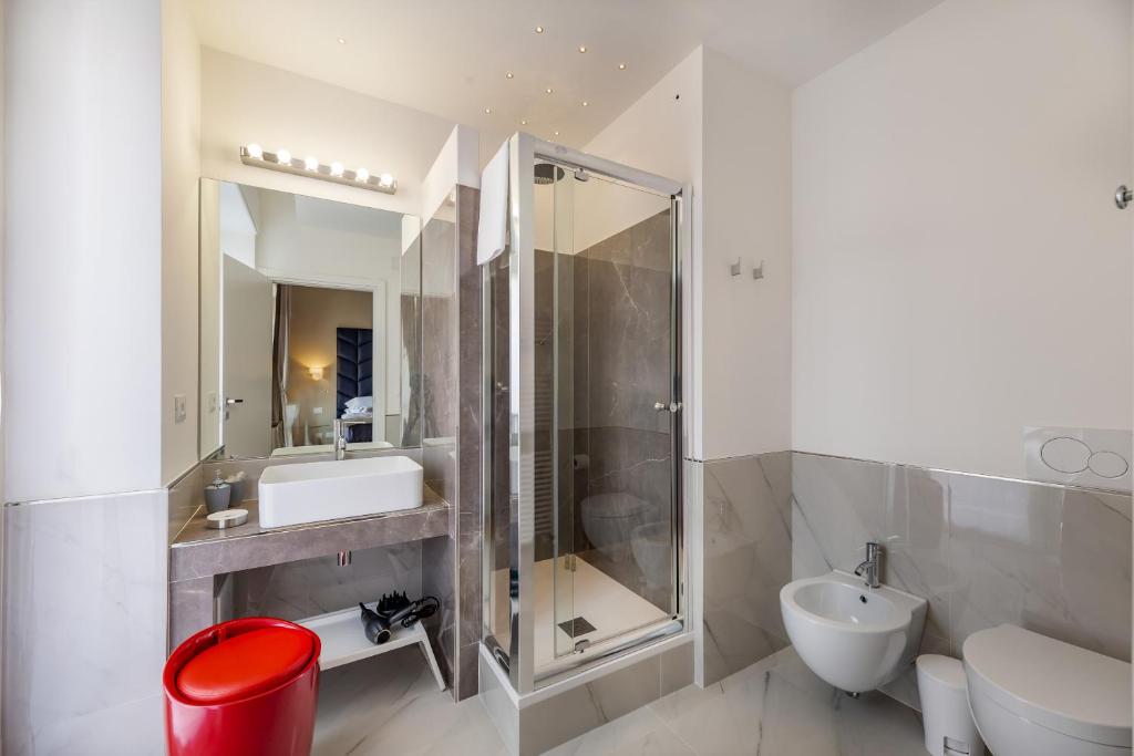 Kúpeľňa v ubytovaní Album Boutique Rooms