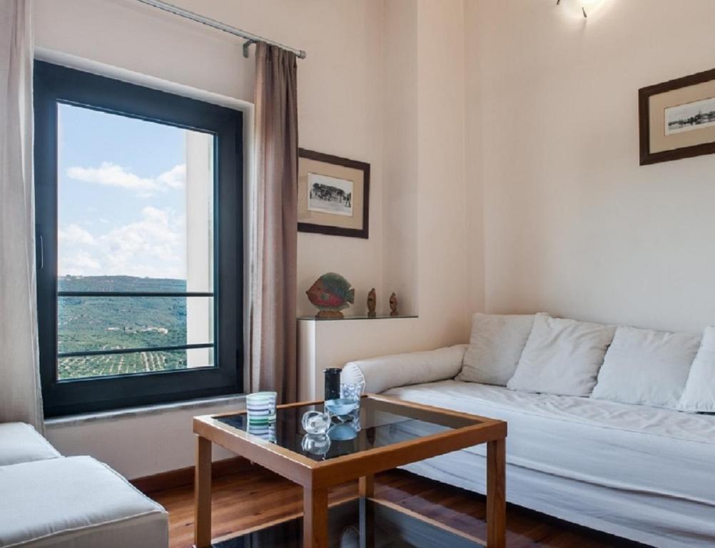 Posezení v ubytování Villa Rotunda A