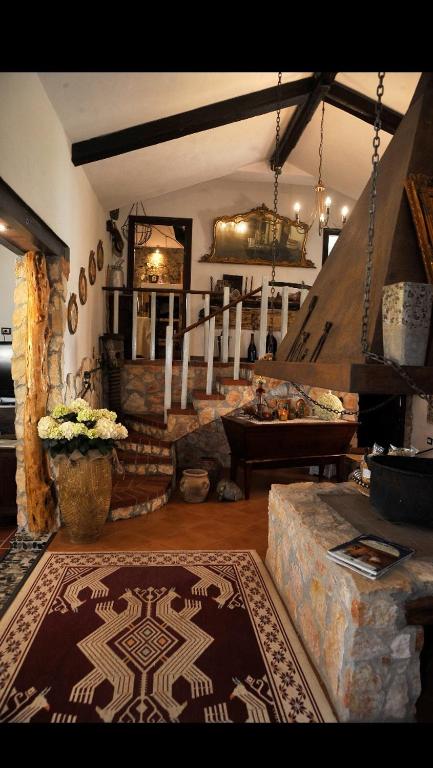 Posezení v ubytování Rooms Romangia