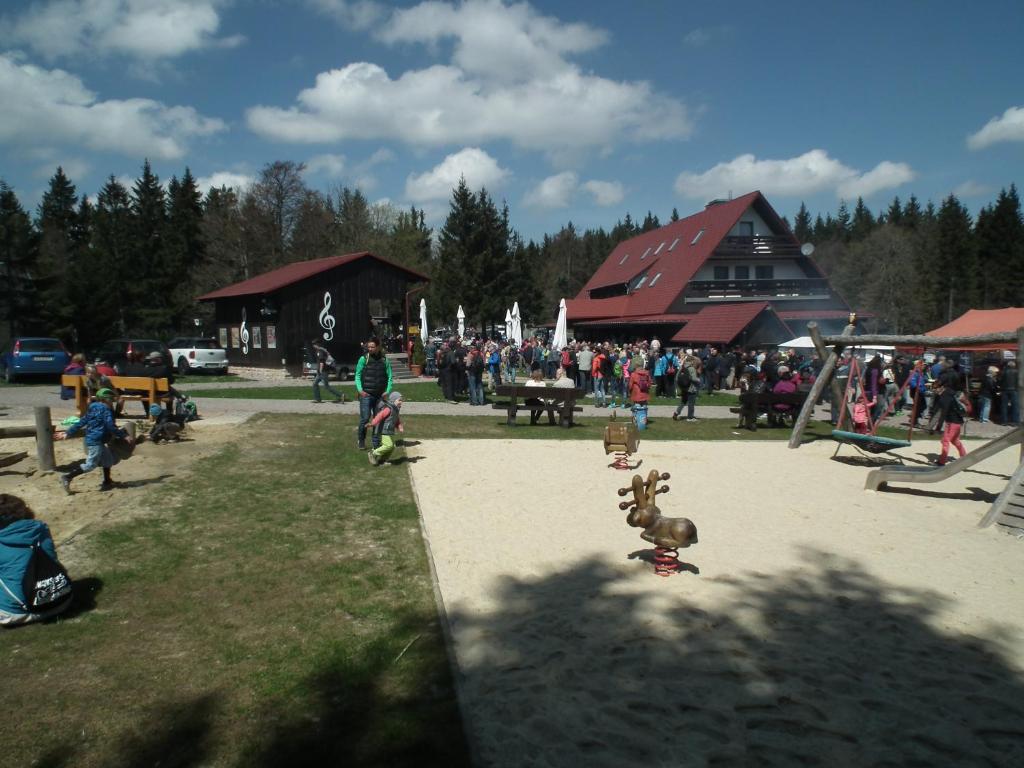 Hosté ubytování Berggasthof Heuberghaus, direkt am Rennsteig