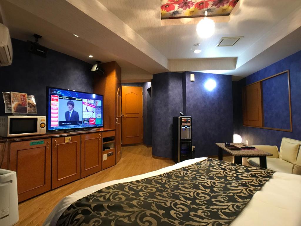 TV a/nebo společenská místnost v ubytování Hotel Fairy Tale (Adult Only)