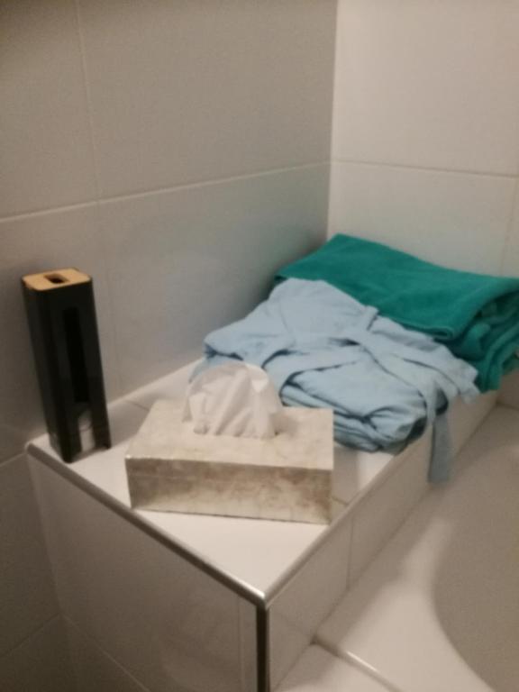 Postel nebo postele na pokoji v ubytování Aquarius Loft