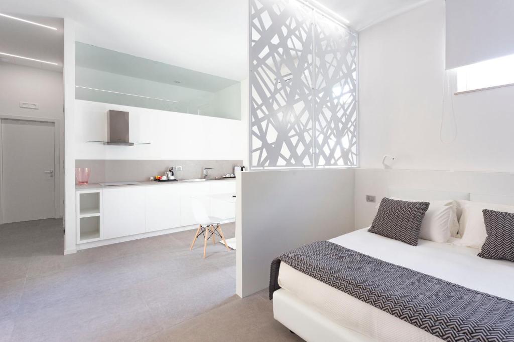 Postel nebo postele na pokoji v ubytování Nostos rooms & Apartments