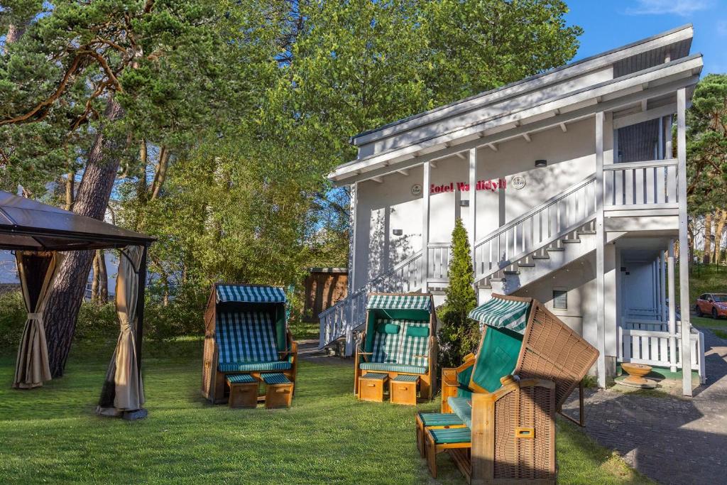 Zahrada ubytování Hotel Waldidyll