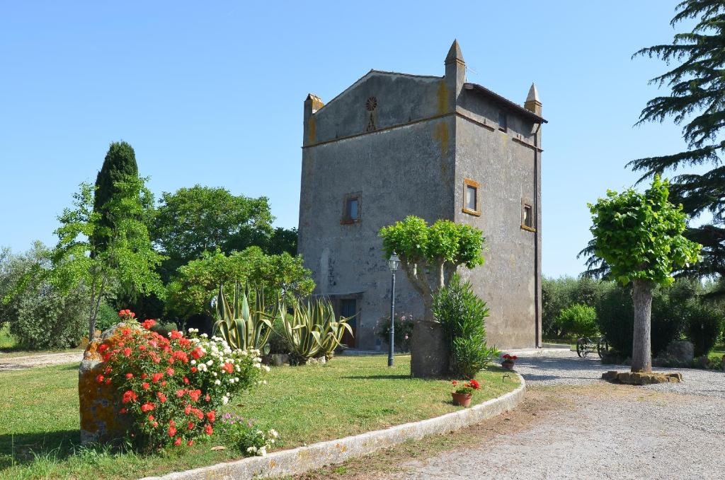 Vonkajšia záhrada v ubytovaní Magica Torre Medievale