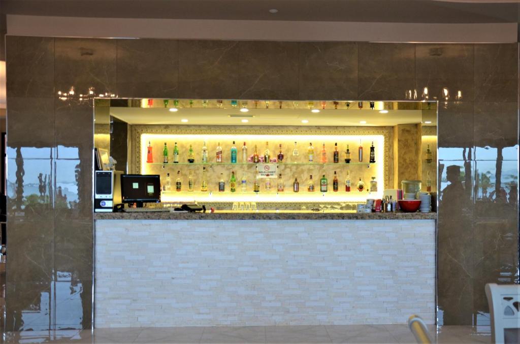 Zona de lounge sau bar la Hotel Virginia