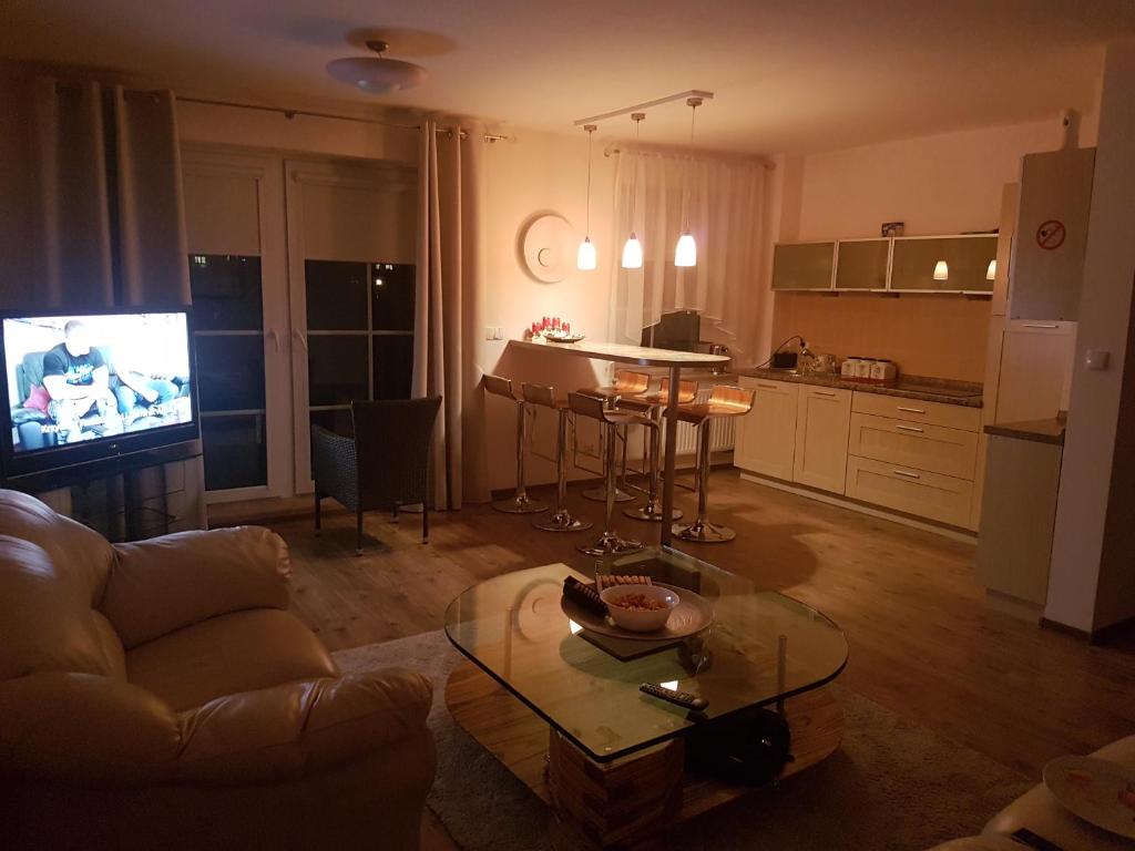 Kuchyňa alebo kuchynka v ubytovaní Apartament VIP Vęgoria