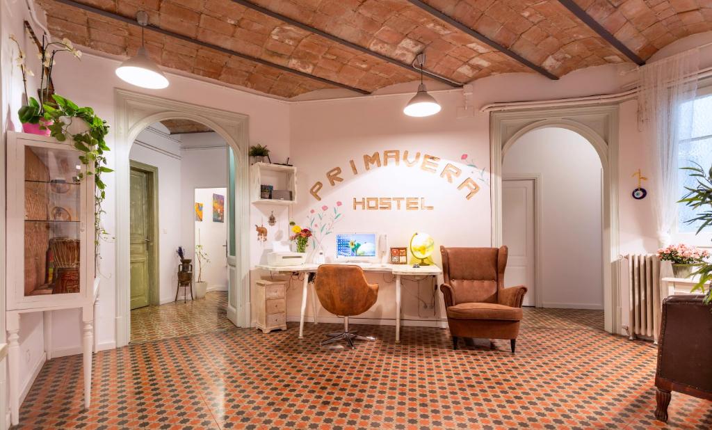 Posezení v ubytování Primavera Hostel