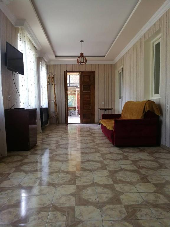 Posezení v ubytování Guest House Shvelidze