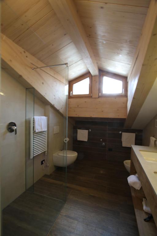 Koupelna v ubytování Chalet Teresa