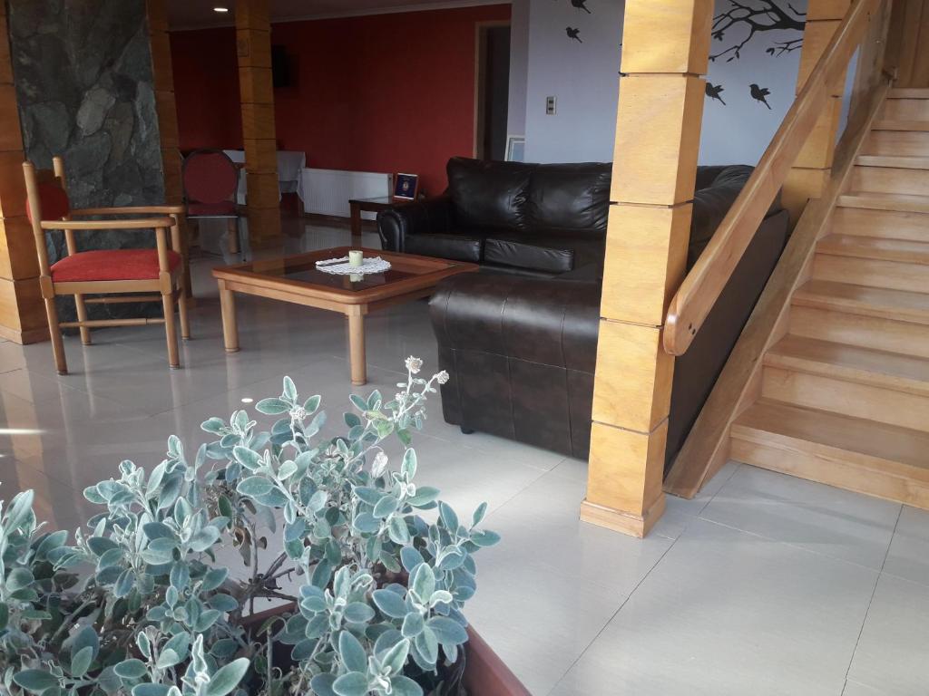 Posezení v ubytování Hostal Los Teros