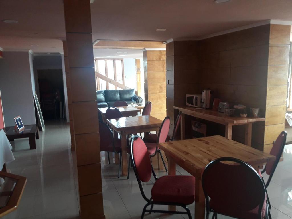 Posezení v ubytování Hostal Los Teros