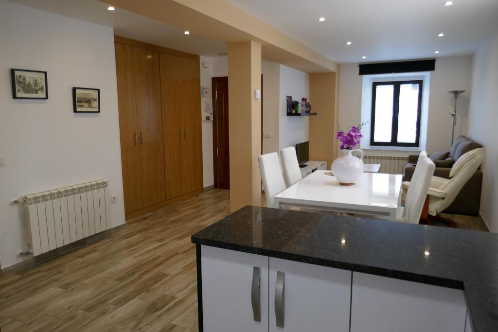 Posezení v ubytování Apartamentos La Muralla