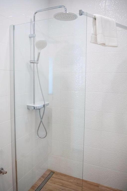 Kúpeľňa v ubytovaní Apartamenty METRO Targówek