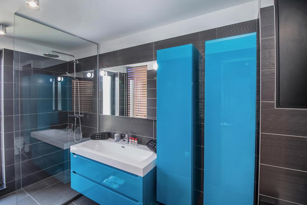 Kúpeľňa v ubytovaní Villa Topaz