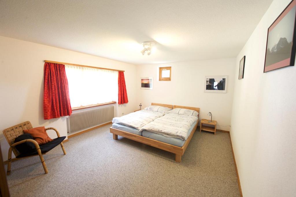 Postel nebo postele na pokoji v ubytování Ferienhaus Wanner