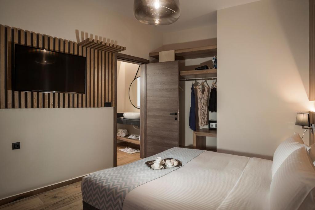 Łóżko lub łóżka w pokoju w obiekcie Sea & City Apartments