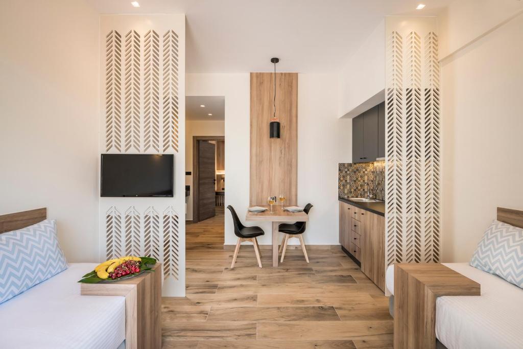 Telewizja i/lub zestaw kina domowego w obiekcie Sea & City Apartments