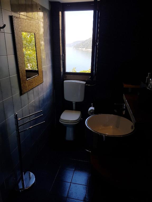 Koupelna v ubytování Hotel Mignon