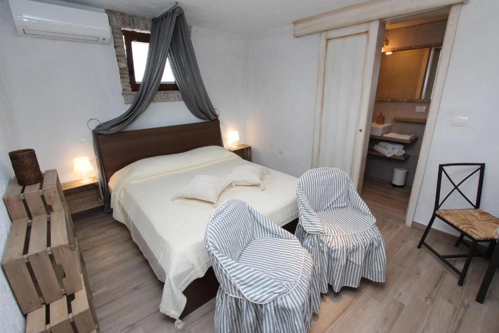 Posteľ alebo postele v izbe v ubytovaní Apartments Midea 2