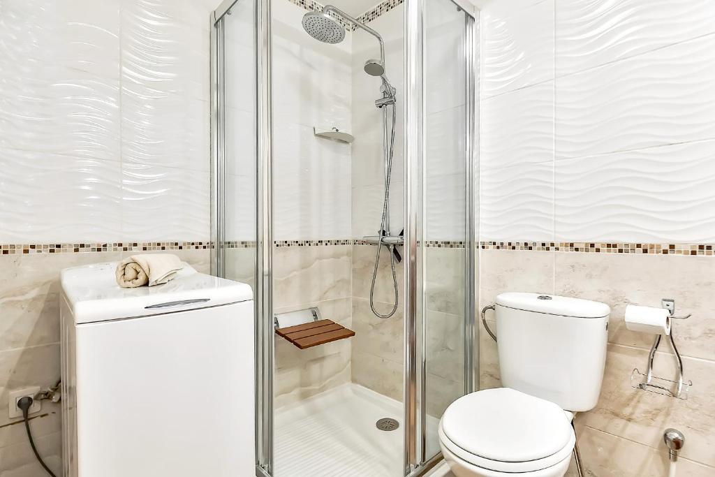 Koupelna v ubytování Apartamento Altamira