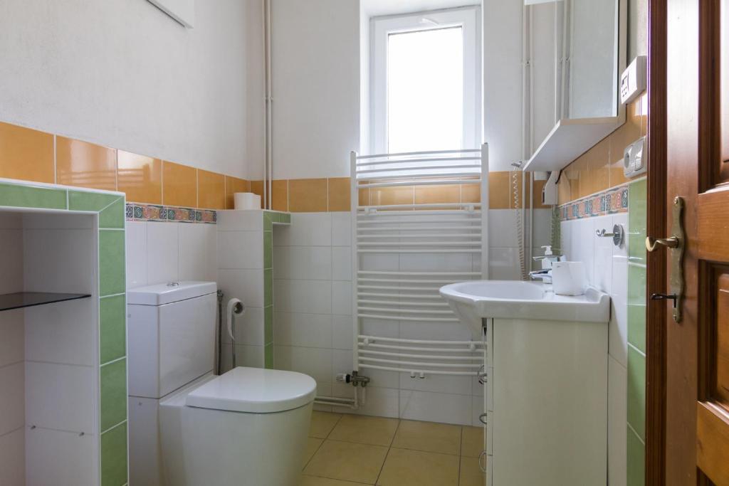 Koupelna v ubytování Apartmány Fojtova studna