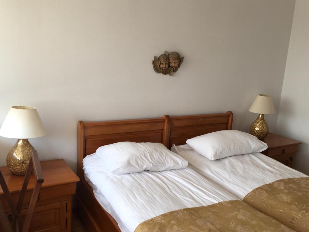 Posteľ alebo postele v izbe v ubytovaní APARTAMENT 345 w Domu Zdrojowym - Jastarnia