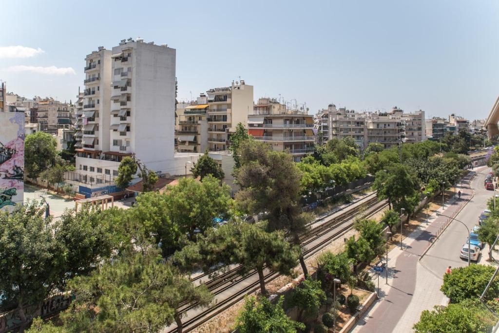 Výhľad na mesto Atény alebo výhľad na mesto priamo z apartmánu