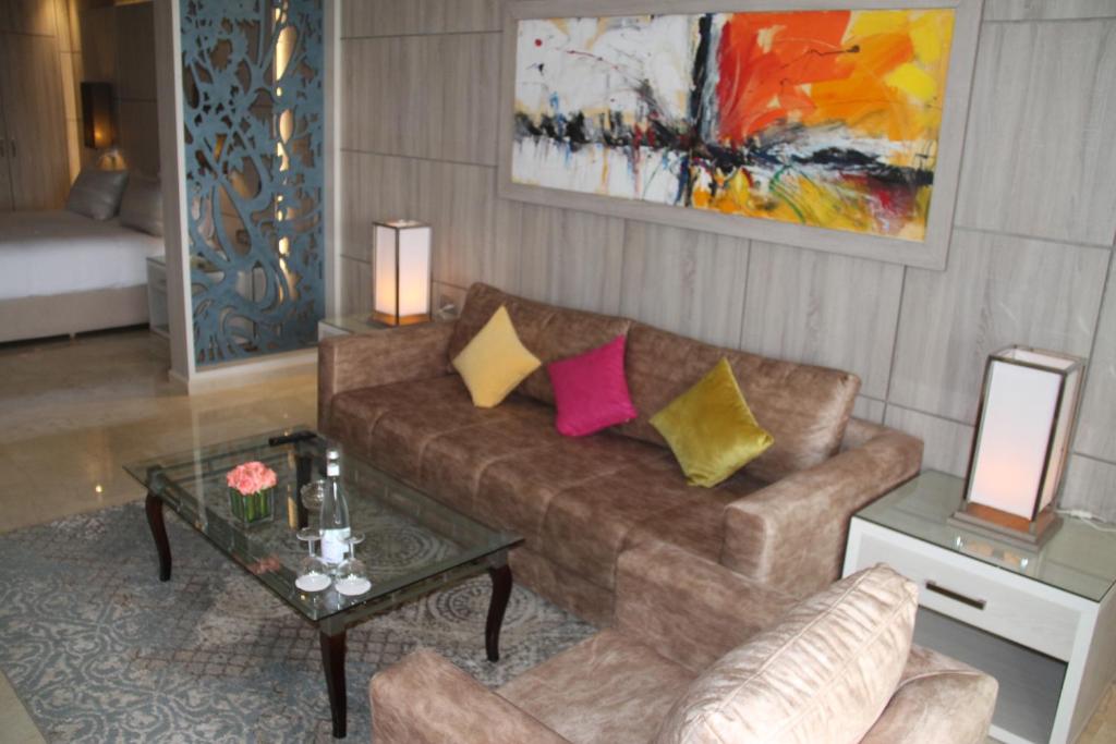 Posezení v ubytování Zaki Hotel