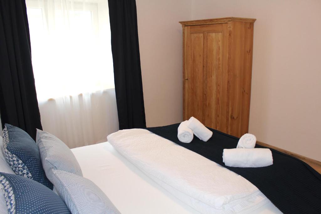 Postel nebo postele na pokoji v ubytování Ferienhaus in Langenlois
