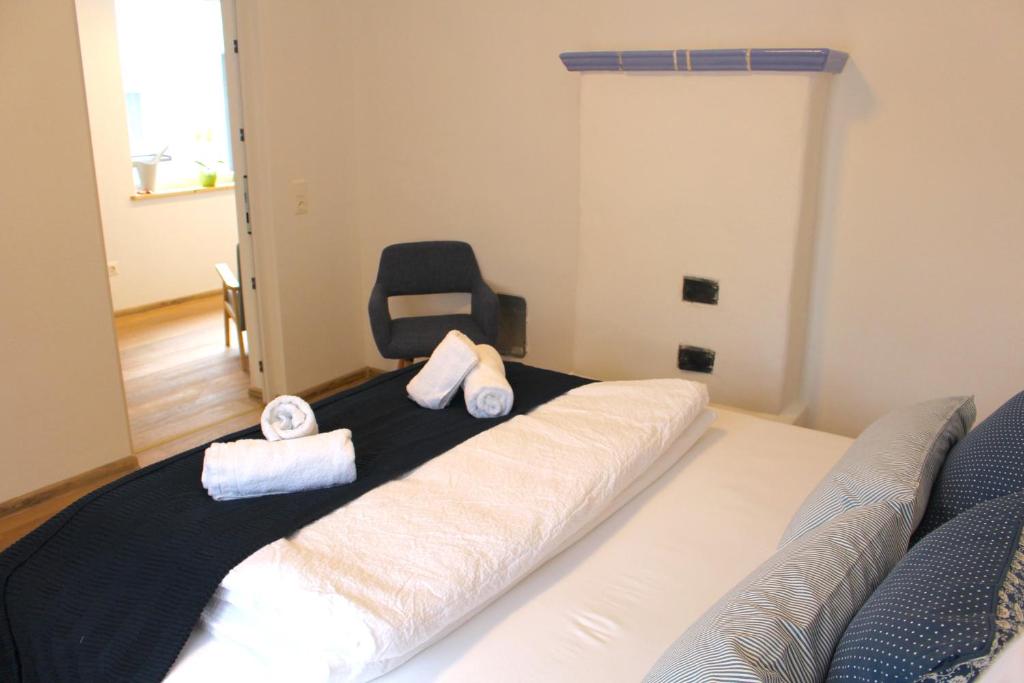 Postel nebo postele na pokoji v ubytování Ferienhaus in Langenlois