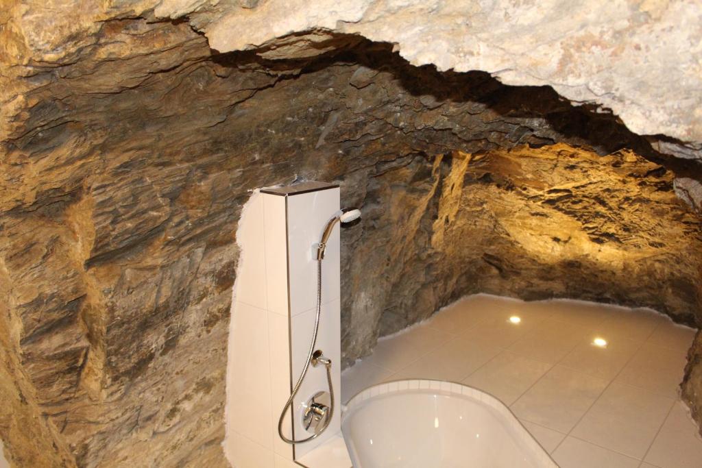 Koupelna v ubytování Ferienhaus in Langenlois