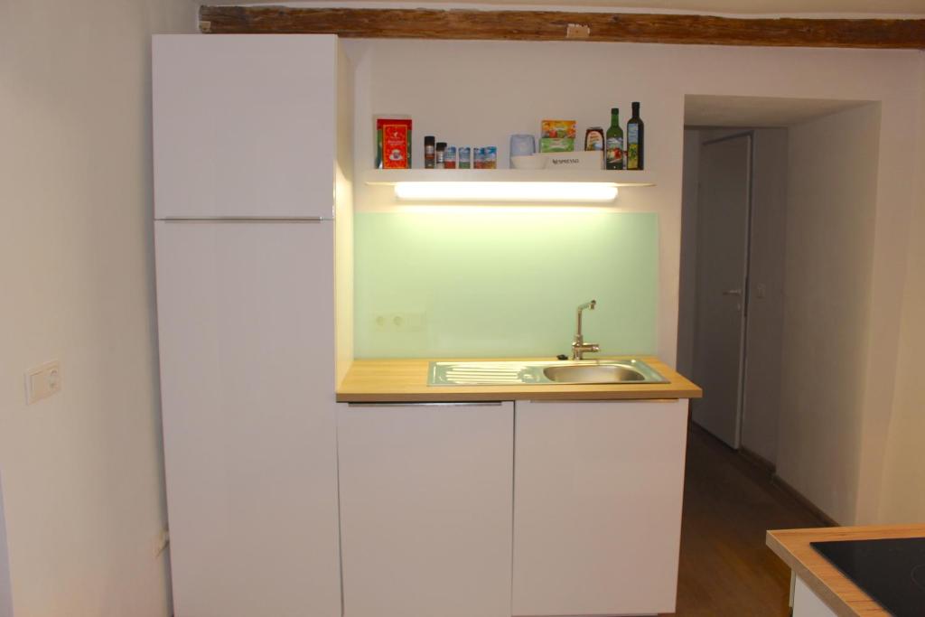Kuchyň nebo kuchyňský kout v ubytování Ferienhaus in Langenlois