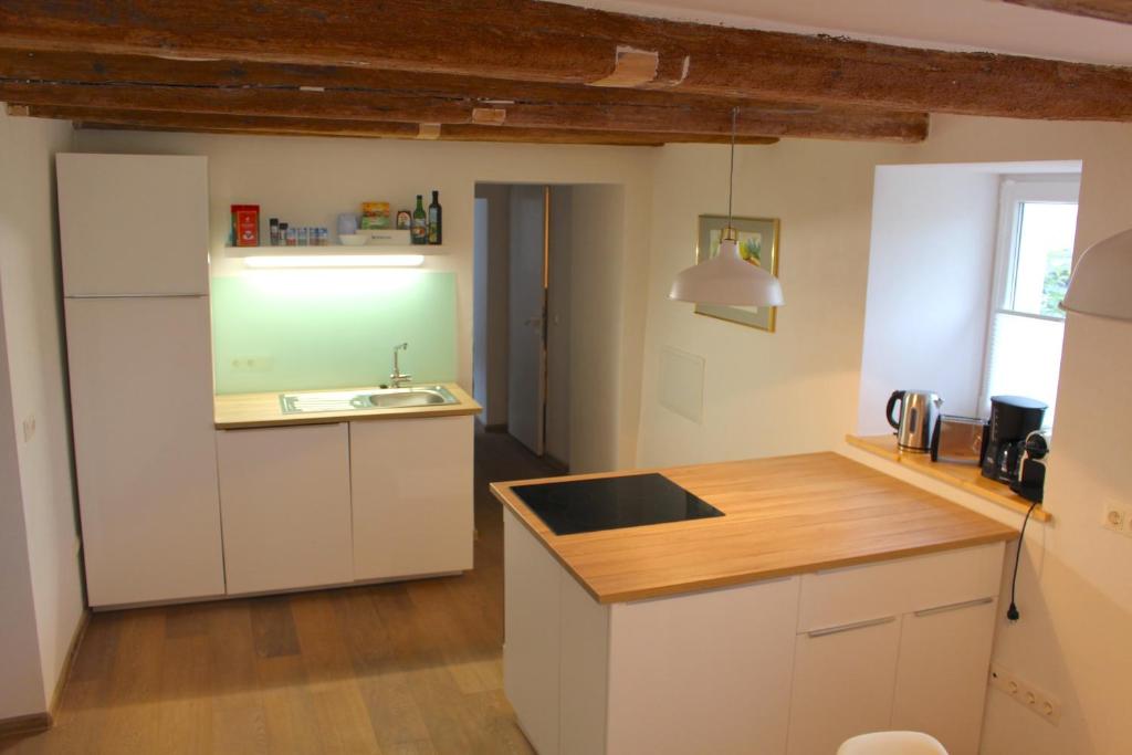 Kuchyň nebo kuchyňský kout v ubytování Ferienhaus in Langenlois
