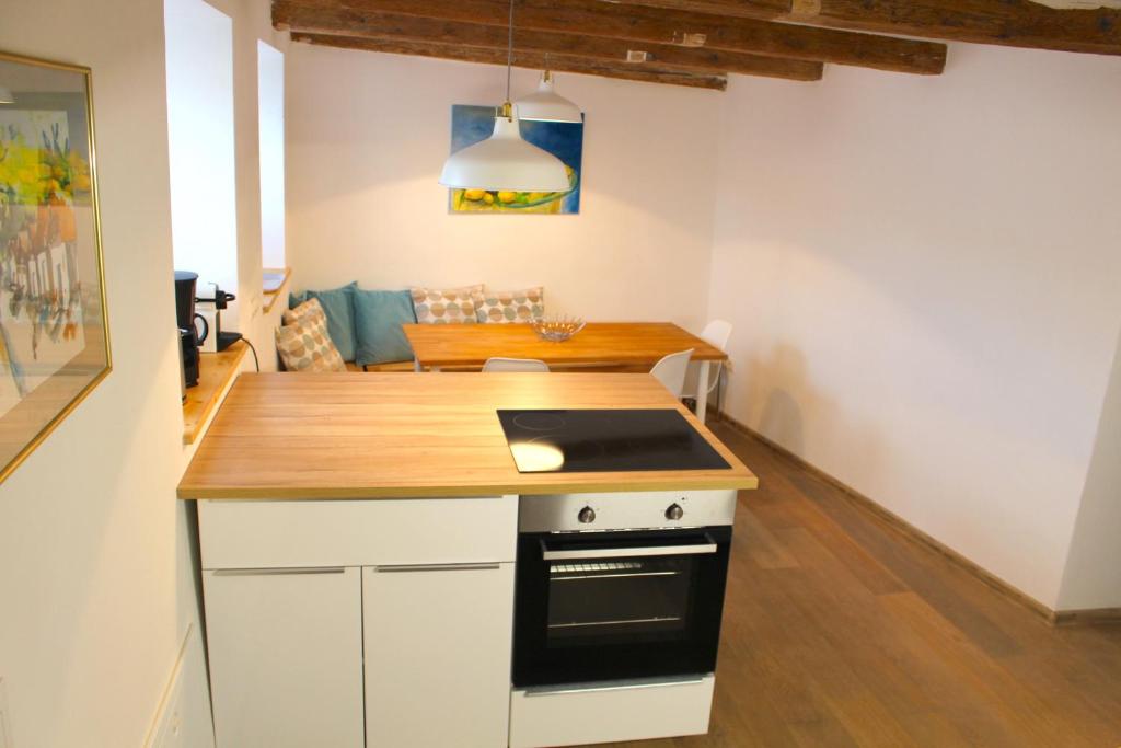 Kuchyň nebo kuchyňský kout v ubytování Ferienhaus in Langenlois