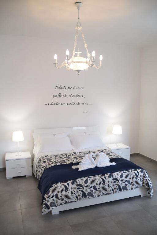 Кровать или кровати в номере B&B La Veranda di Gio