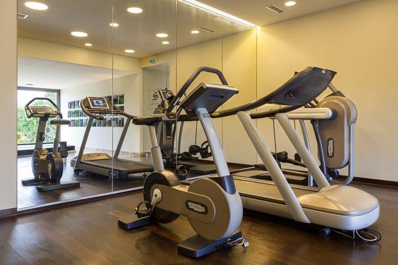 Fitness centrum a/nebo fitness zařízení v ubytování Weingut Essgut Schlafgut Sabathihof-Dillinger