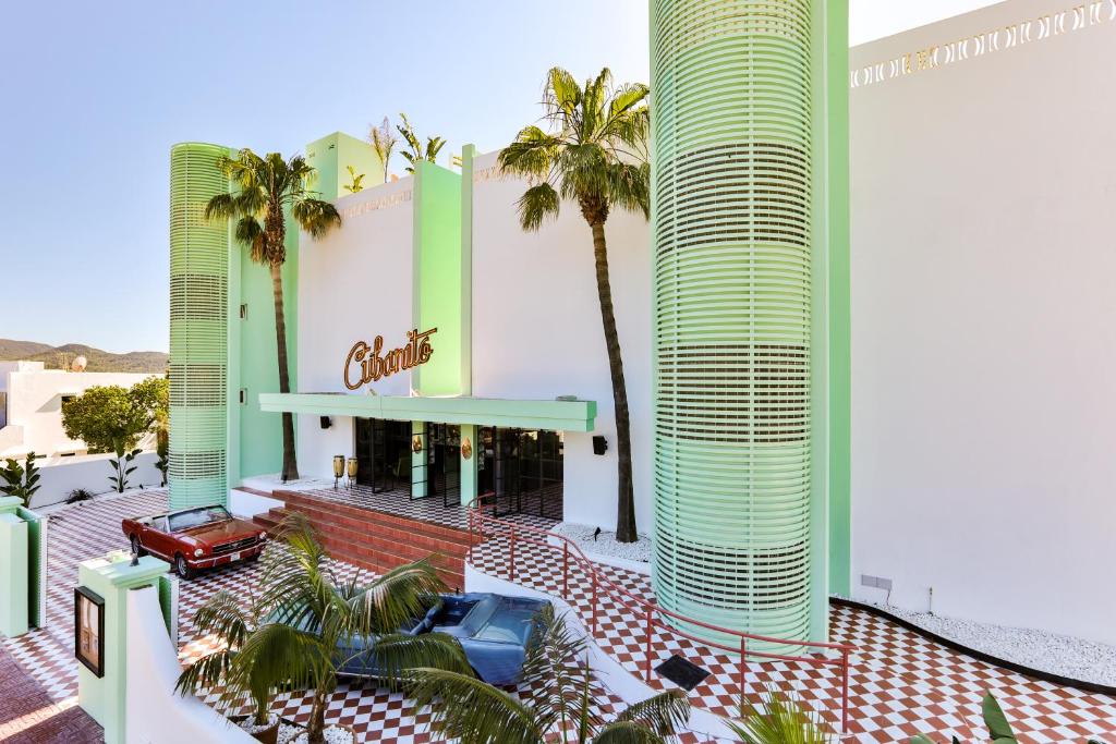 a rendering of the exterior of a hotel at Cubanito Ibiza in San Antonio