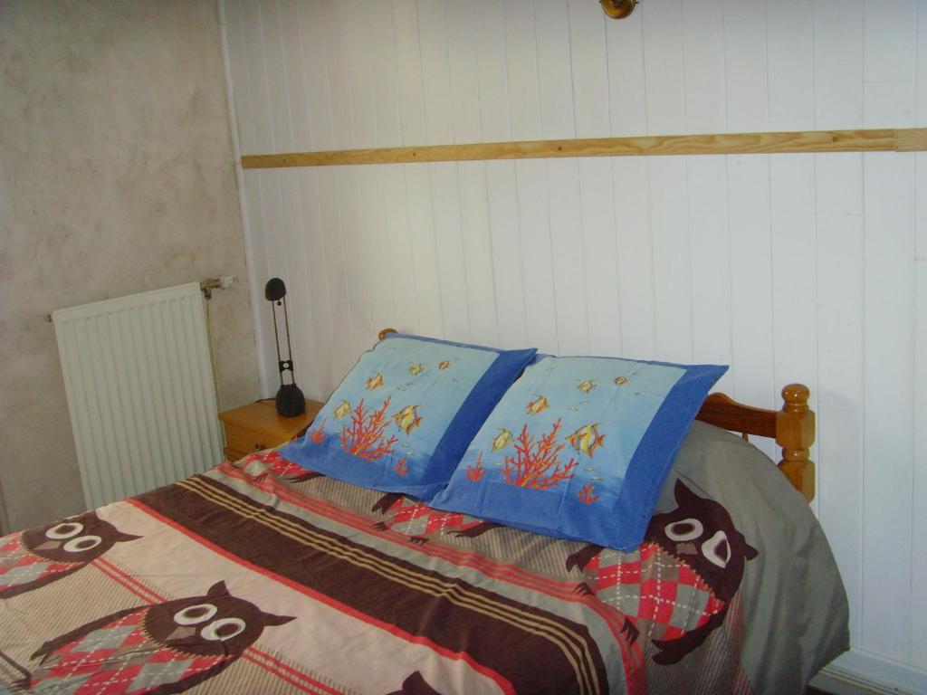 Postel nebo postele na pokoji v ubytování Le Bravard