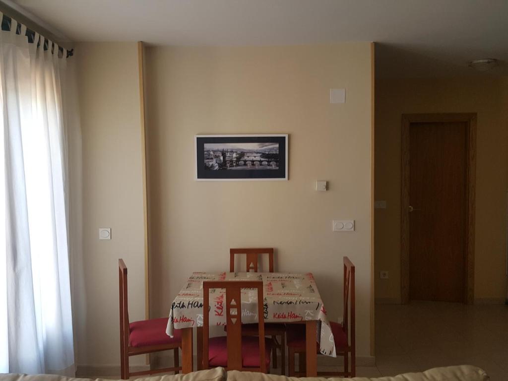 Posezení v ubytování Acogedor Apartamento