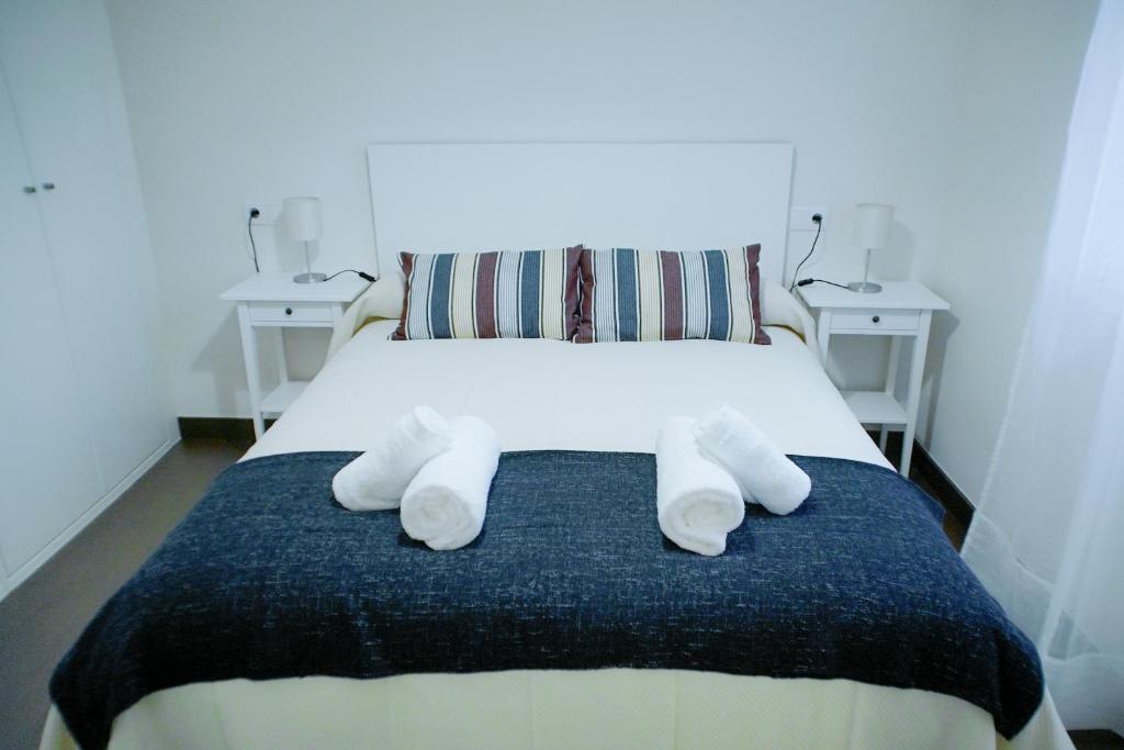 Postel nebo postele na pokoji v ubytování Apartamento Los Azahares
