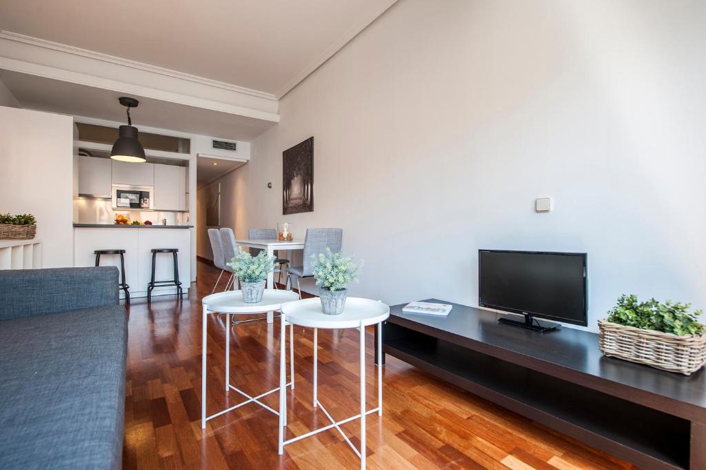 A television and/or entertainment centre at Retiro II - Tranquilidad y Estilo en el Centro