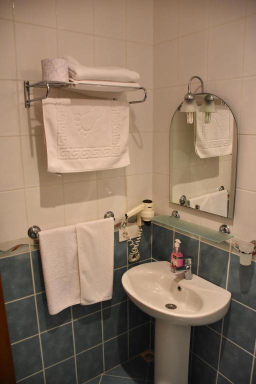 Koupelna v ubytování Aybey Apart Hotel