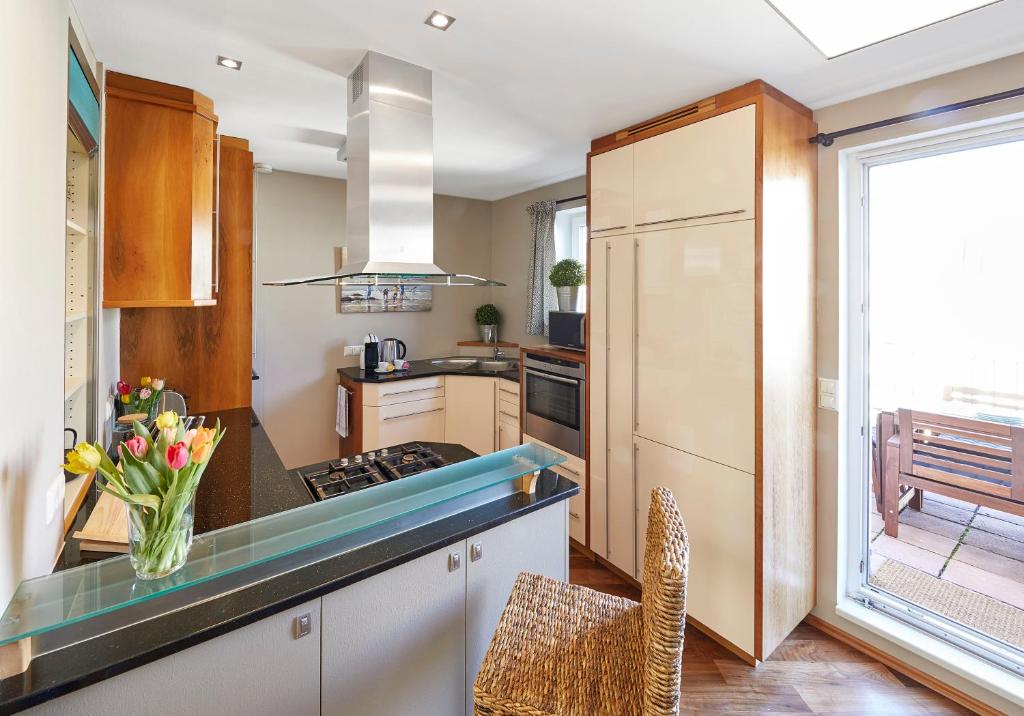 Kuchyň nebo kuchyňský kout v ubytování Vienna Penthouse 2