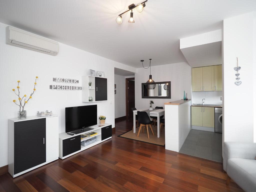 Kuchyň nebo kuchyňský kout v ubytování Apartamento Monte Perdido