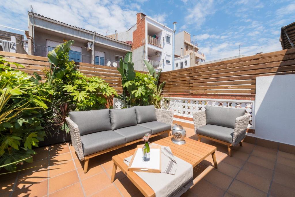 Posedenie v ubytovaní Petit Luxe Dúplex