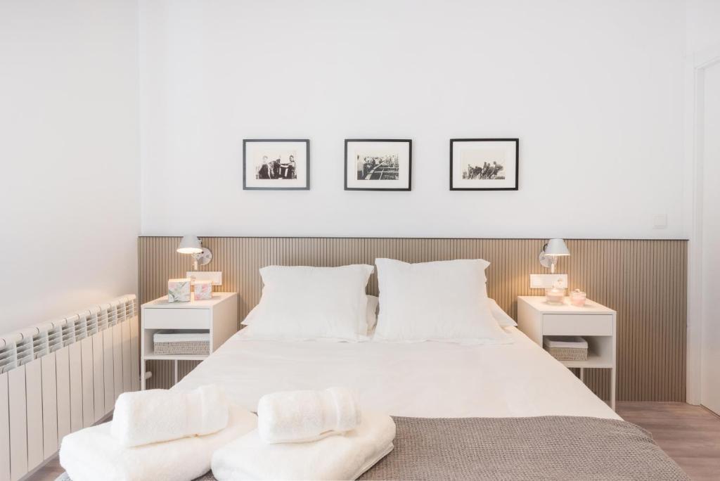 Posteľ alebo postele v izbe v ubytovaní Petit Luxe Dúplex