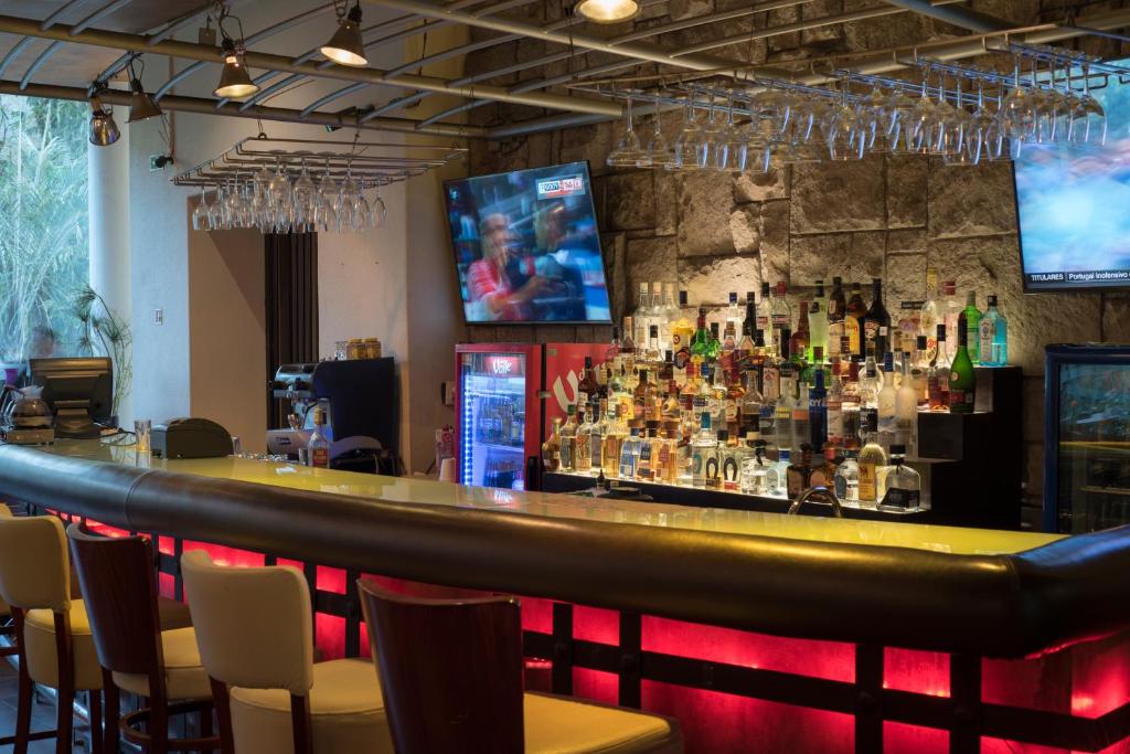 Lounge nebo bar v ubytování Victoria Ejecutivo
